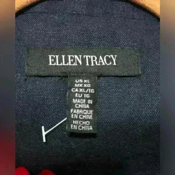 Ellen Tracy Women's Open Front Linen Blend
Blazr - Picture 5 of 6